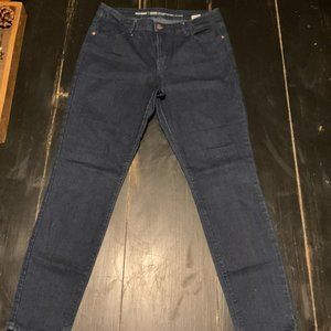 Old Navy, Super Skinny Mid-Rise Jeans, Dark Denium, size 12